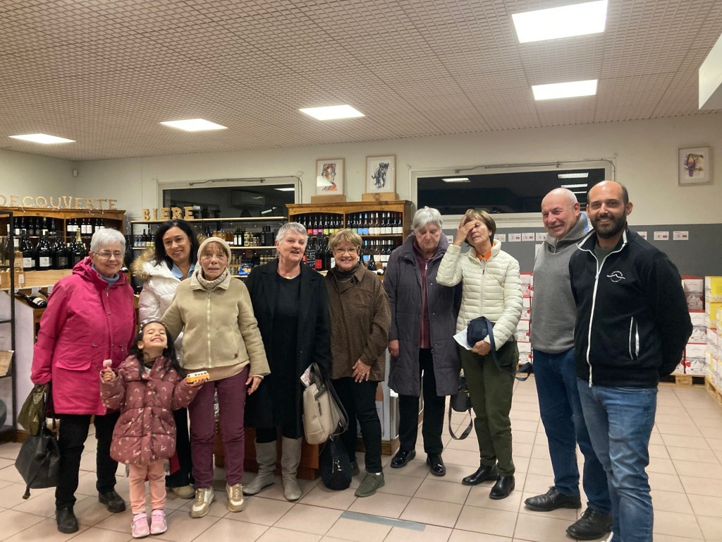 Remise du chèque par les vignerons du&nbsp;Pic